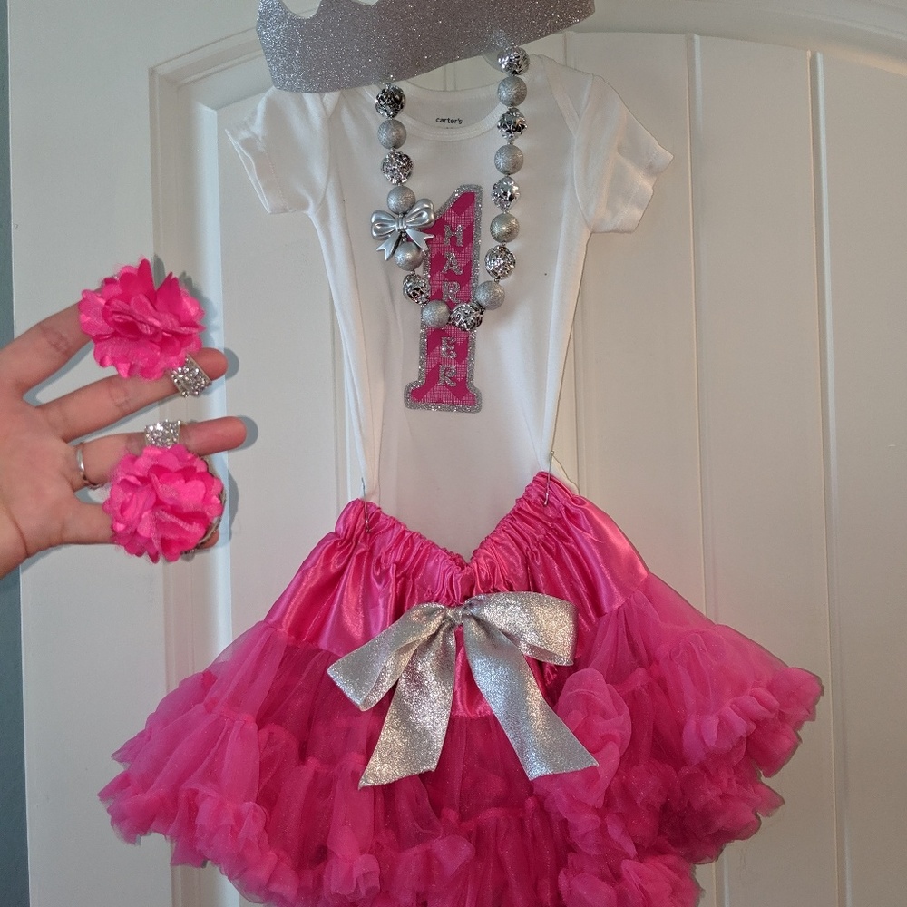 1st Birthday  5 piece outfit
